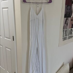 Aerie White Flowy Dress